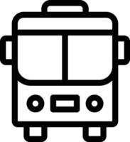 ilustración de vector de autobús en un fondo. símbolos de calidad premium. iconos vectoriales para concepto y diseño gráfico.