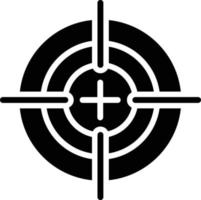 Aim Glyph Icon vector