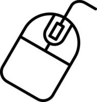 Mouse Line Icon vector