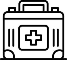 First Aid Line Icon vector