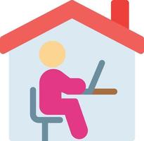 home working vector illustration on a background.Premium quality symbols.vector icons for concept and graphic design.