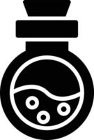 Flask Glyph Icon vector