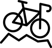 ilustración vectorial de ciclismo en un fondo. símbolos de calidad premium. iconos vectoriales para concepto y diseño gráfico. vector