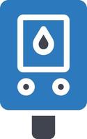 glucometer vector illustration on a background.Premium quality symbols.vector icons for concept and graphic design.
