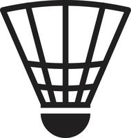 shuttlecock vector illustration on a background.Premium quality symbols.vector icons for concept and graphic design.