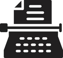typewriter vector illustration on a background.Premium quality symbols.vector icons for concept and graphic design.