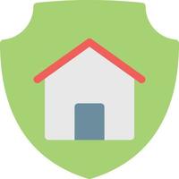 home shield vector illustration on a background.Premium quality symbols.vector icons for concept and graphic design.