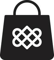 ilustración de vector de bolsa en un fondo. símbolos de calidad premium. iconos vectoriales para concepto y diseño gráfico.