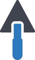 trowel vector illustration on a background.Premium quality symbols.vector icons for concept and graphic design.