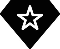 ilustración de vector de estrella en un fondo. símbolos de calidad premium. iconos vectoriales para concepto y diseño gráfico.