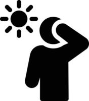 ilustración de vector de sol en un fondo. símbolos de calidad premium. iconos vectoriales para concepto y diseño gráfico.