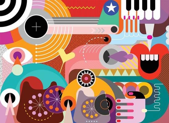Abstract Art vector illustration