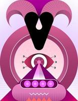 Capricorn Zodiac Sign vector