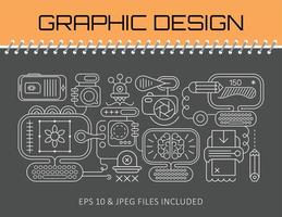 Graphic Design banner template design vector