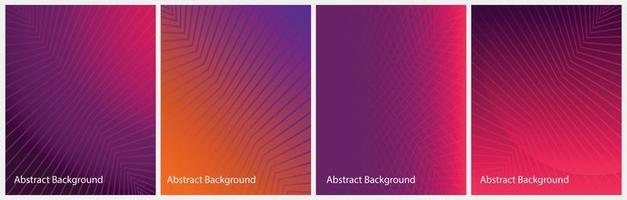 Four Abstract Backgrounds vector