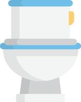 flush toilet vector illustration