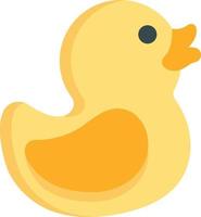 yellow duck doll vector illustration