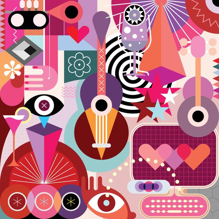 Digital Collage Vector Art, Icons, and Graphics for Free Download
