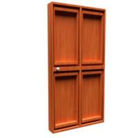 3D rendering of door png