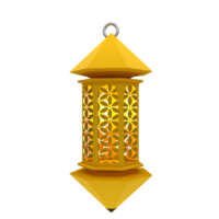 3D rendering of light lantern png