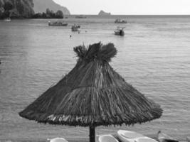 At the beach of Corfu photo