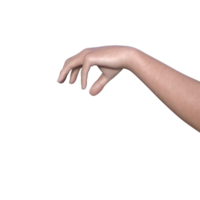 hands pose gesture 3d rendering png