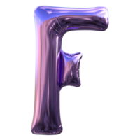 3d Palloncino lettere e numeri png