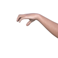 hands pose gesture 3d rendering png