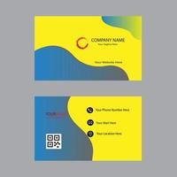 Creative and modern Business card template design, illustration Business card design vector