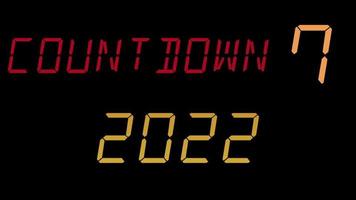 countdown gelukkig nieuw jaar 2023 beweging grafiek perfect voor beeldmateriaal