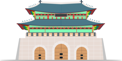 puerta gwanghwamun palacio gyeongbokgung en seúl corea del sur png