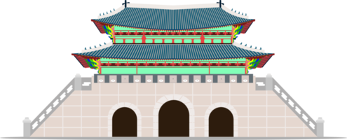 terug gwanghwamun poort gyeongbokgung paleis in Seoel zuiden Korea png