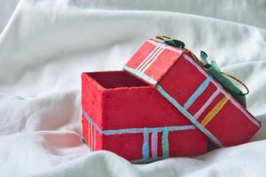 red gift box photo