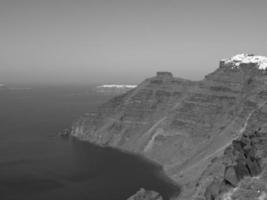 la isla de santorín foto