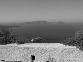 the greek island santorin photo