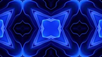 abstraktes Bewegungskaleidoskop mit geometrischem Muster. Kaleidoskop-Mandala abstrakter Hintergrund. schöner heller Verzierungsbewegungsgraphikhintergrund video