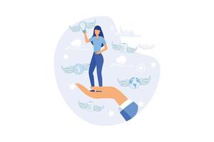 Help in professional development illustration vector