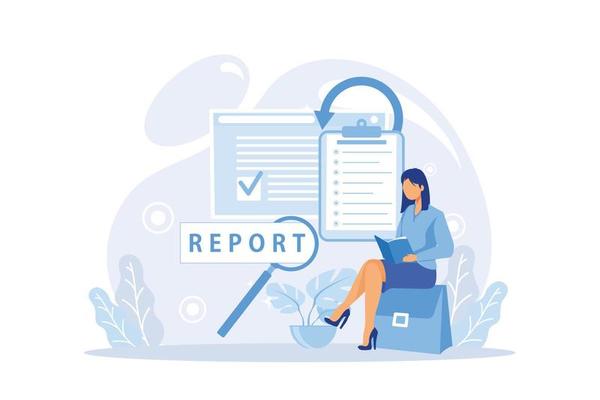 Vision and scope document abstract concept vector illustration. Vision statement, scope document, main plan, project management, software business analysis, idea and goal abstract metaphor.