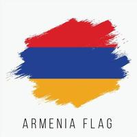 Grunge Armenia Vector Flag