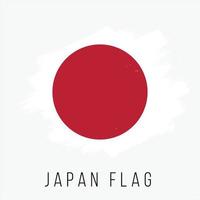 Grunge Japan Vector Flag