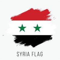 Grunge Syria Vector Flag