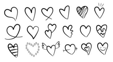 heart cute designs vector