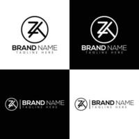 ZK Vector Logo Design Template