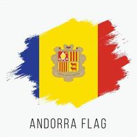 Grunge Andorra Vector Flag