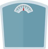 Weight scale icon on white background. vector