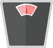 Weight scale icon on white background. vector