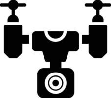 Drone Glyph Icon vector