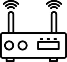Wireless Router Icon vector