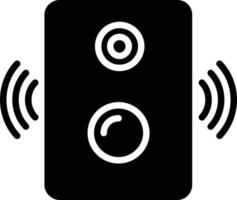 Speakers Glyph Icon vector