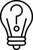 Idea Line Icon vector